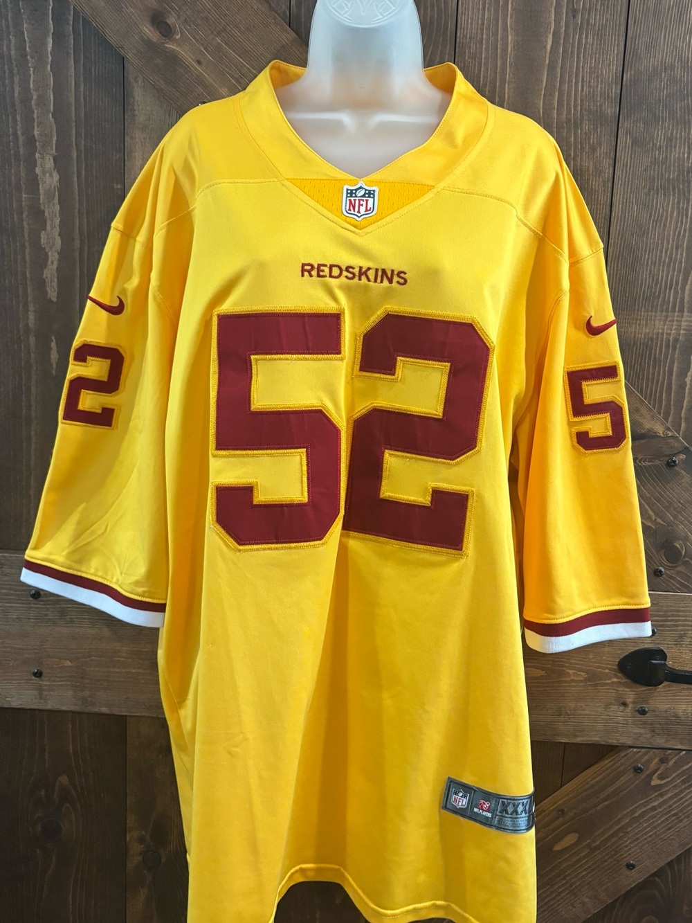 NFL Washington Redskins #52 Anderson Game Jersey